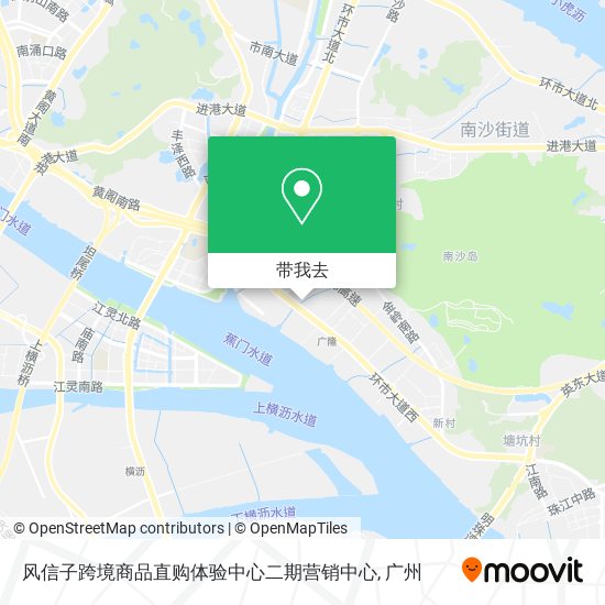 风信子跨境商品直购体验中心二期营销中心地图
