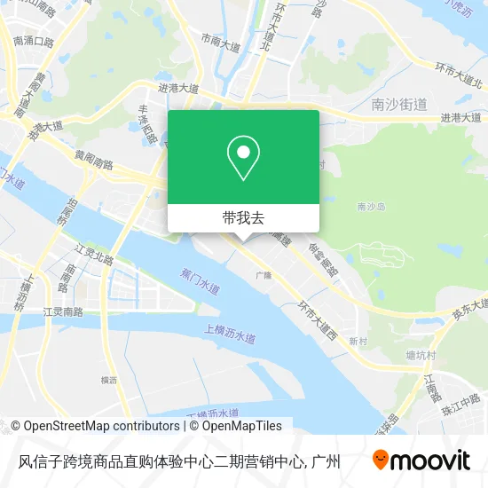 风信子跨境商品直购体验中心二期营销中心地图