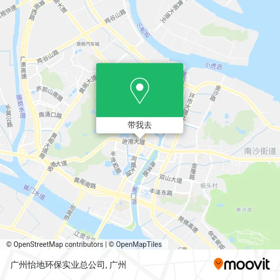 广州怡地环保实业总公司地图