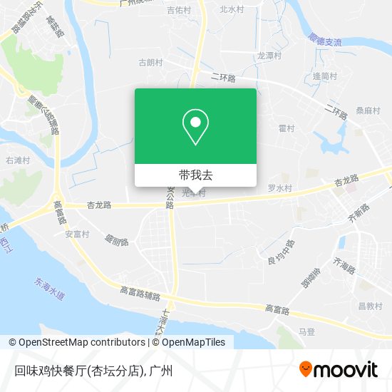 回味鸡快餐厅(杏坛分店)地图