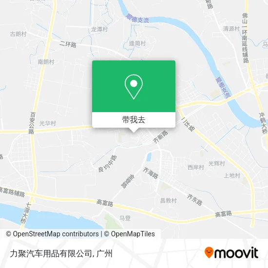 力聚汽车用品有限公司地图