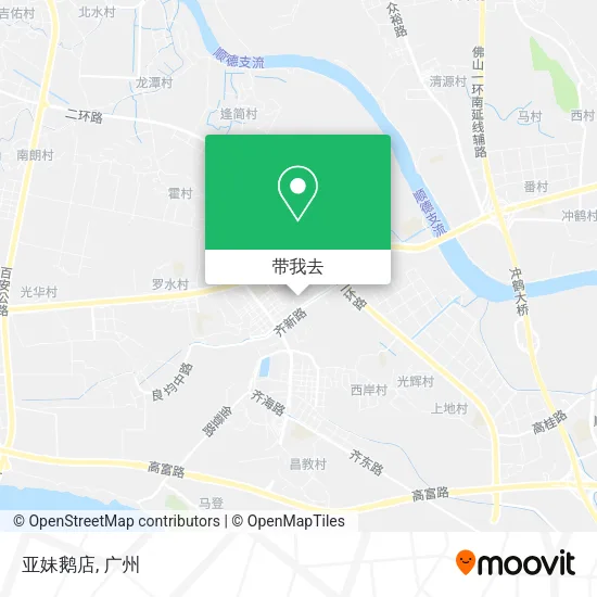 亚妹鹅店地图
