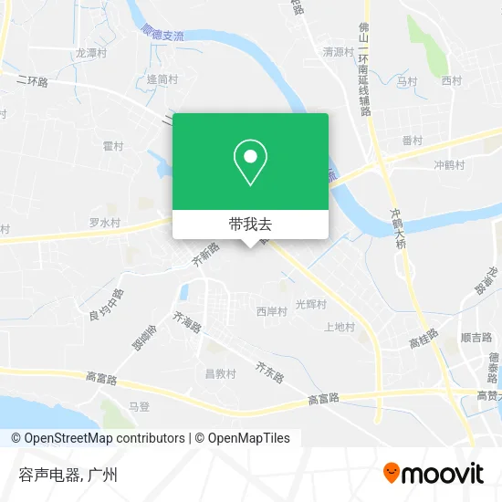 容声电器地图