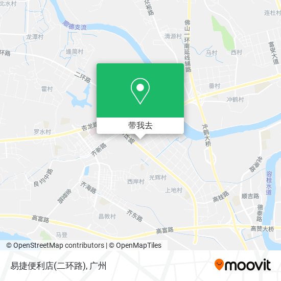 易捷便利店(二环路)地图