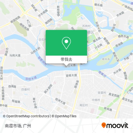 南霞市场地图