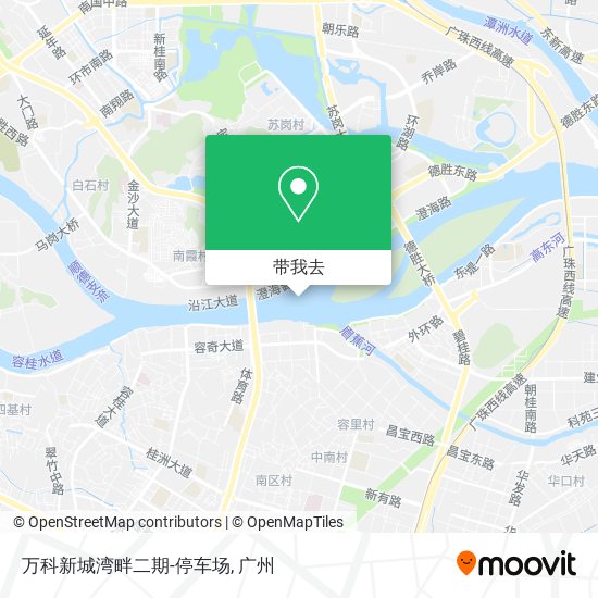 万科新城湾畔二期-停车场地图