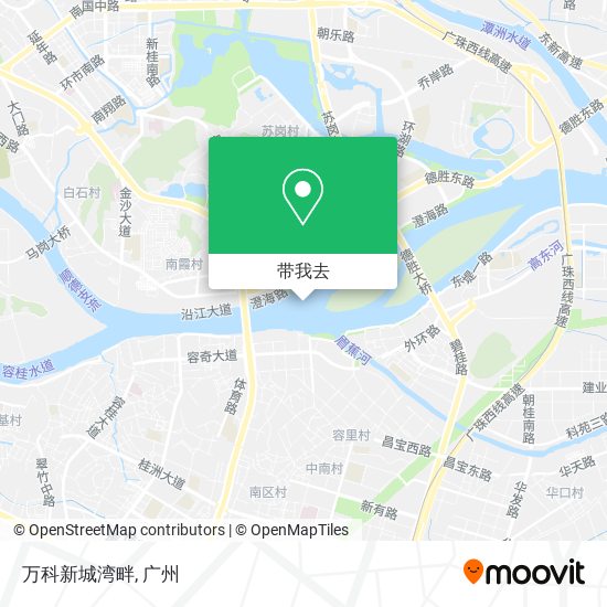 万科新城湾畔地图
