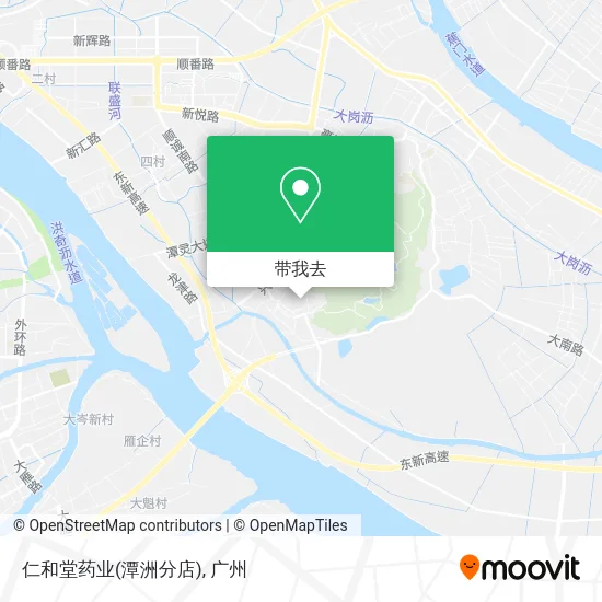 仁和堂药业(潭洲分店)地图
