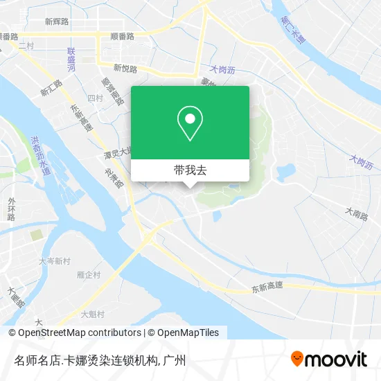 名师名店.卡娜烫染连锁机构地图
