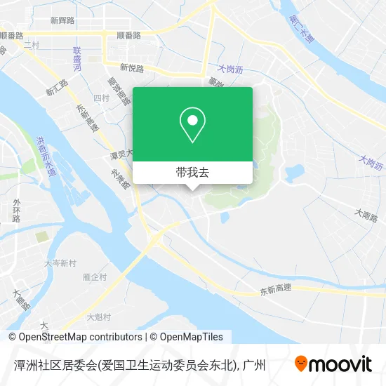 潭洲社区居委会(爱国卫生运动委员会东北)地图