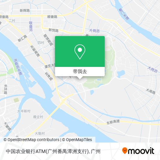 中国农业银行ATM(广州番禺潭洲支行)地图
