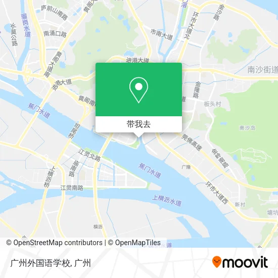 广州外国语学校地图