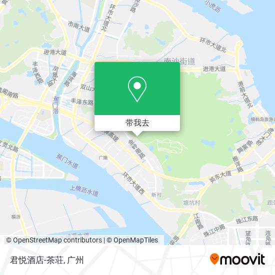 君悦酒店-茶荘地图