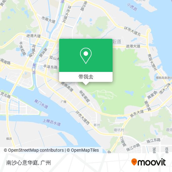 南沙心意华庭地图