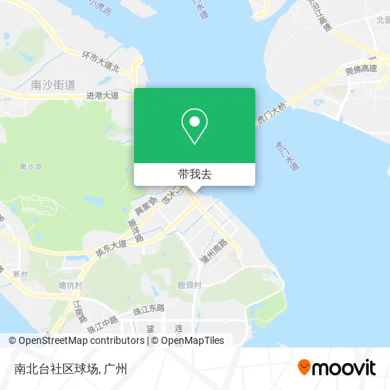 南北台社区球场地图
