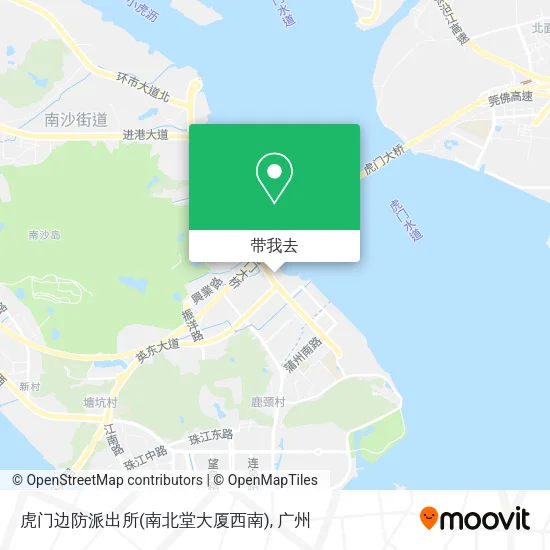 虎门边防派出所(南北堂大厦西南)地图
