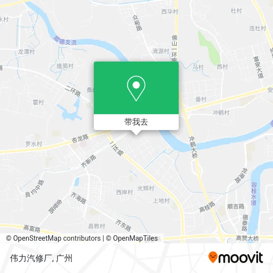 伟力汽修厂地图