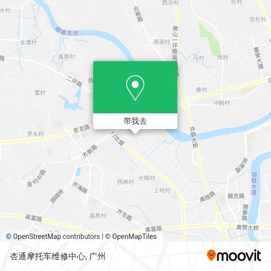 杏通摩托车维修中心地图