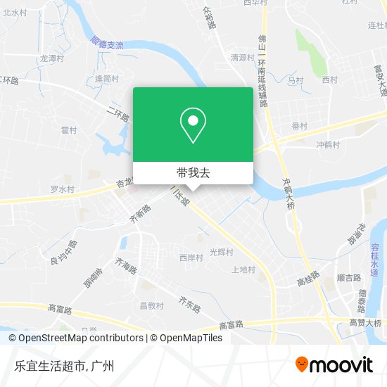 乐宜生活超市地图