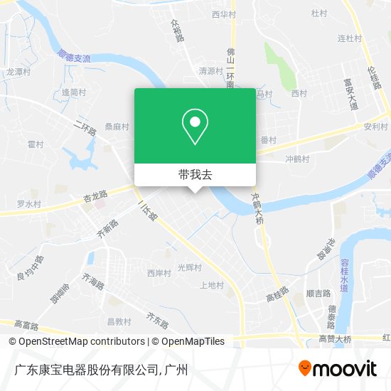 广东康宝电器股份有限公司地图
