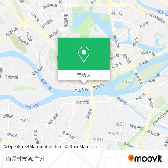 南霞村市场地图