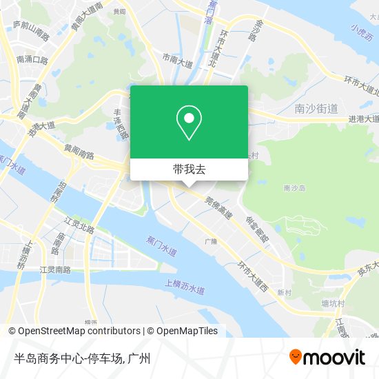 半岛商务中心-停车场地图