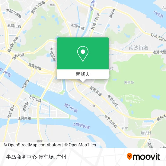 半岛商务中心-停车场地图