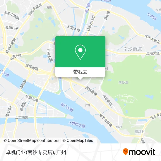 卓帆门业(南沙专卖店)地图