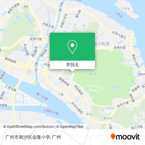 广州市南沙区金隆小学地图