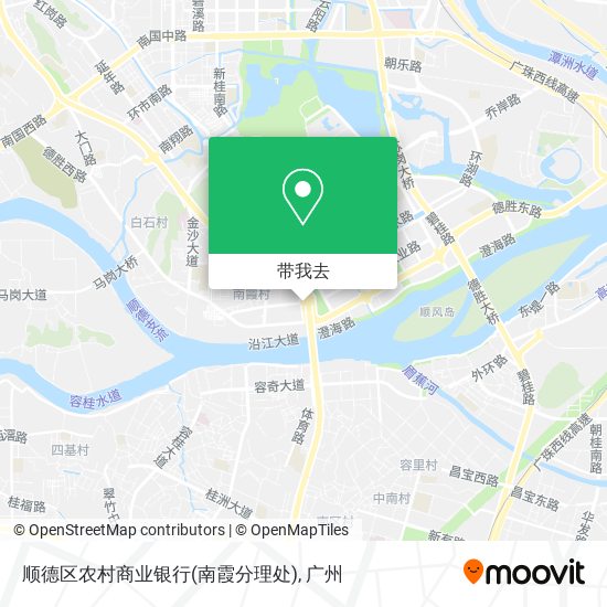 顺德区农村商业银行(南霞分理处)地图