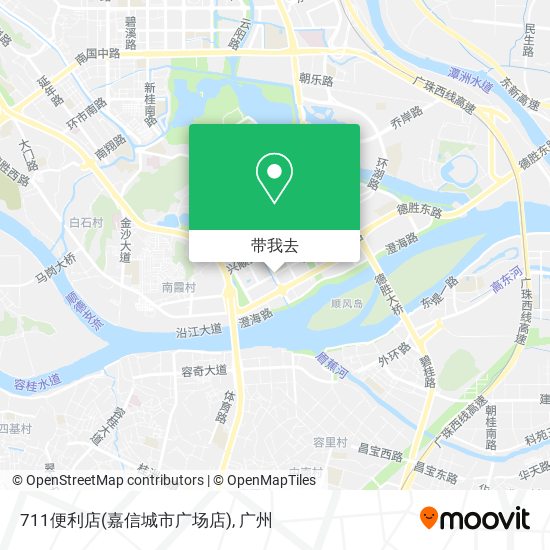 711便利店(嘉信城市广场店)地图