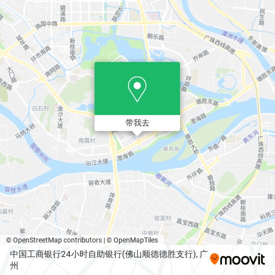 中国工商银行24小时自助银行(佛山顺德德胜支行)地图