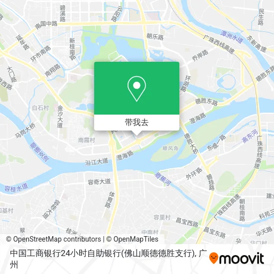 中国工商银行24小时自助银行(佛山顺德德胜支行)地图