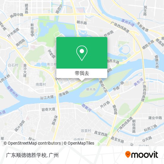 广东顺德德胜学校地图