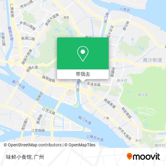 味鲜小食馆地图