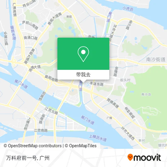 万科府前一号地图