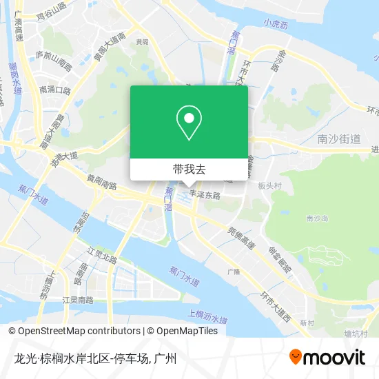龙光·棕榈水岸北区-停车场地图