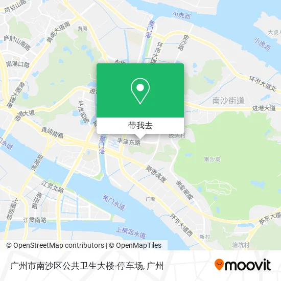 广州市南沙区公共卫生大楼-停车场地图