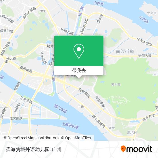 滨海隽城外语幼儿园地图
