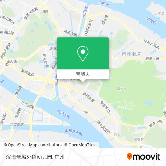 滨海隽城外语幼儿园地图