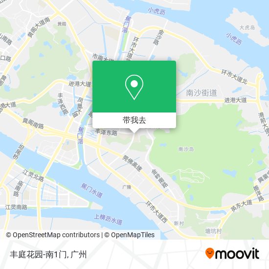 丰庭花园-南1门地图