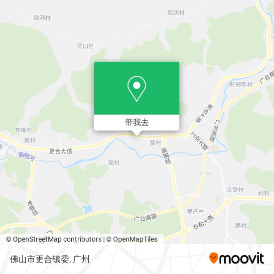 佛山市更合镇委地图