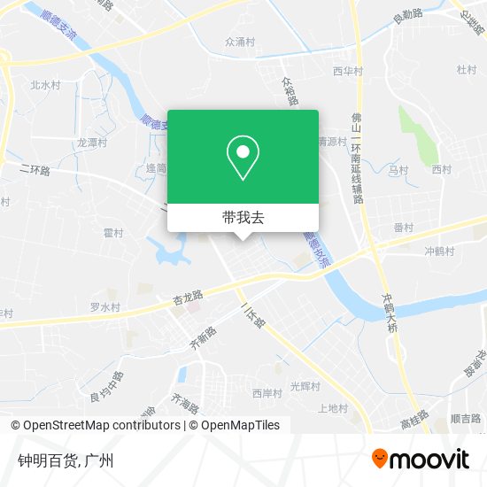 钟明百货地图
