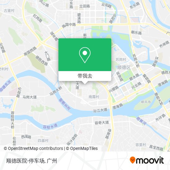 顺德医院-停车场地图