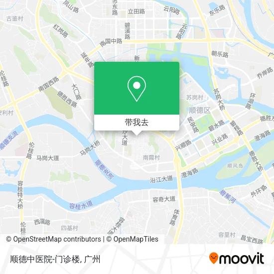 顺德中医院-门诊楼地图