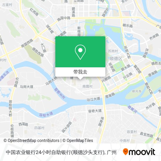 中国农业银行24小时自助银行(顺德沙头支行)地图