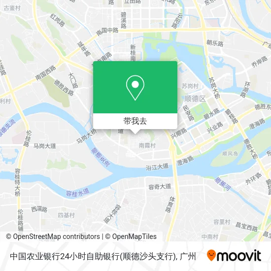 中国农业银行24小时自助银行(顺德沙头支行)地图