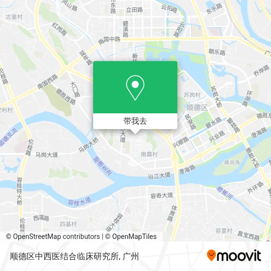 顺德区中西医结合临床研究所地图