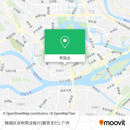 顺德区农村商业银行(聚贤支行)地图