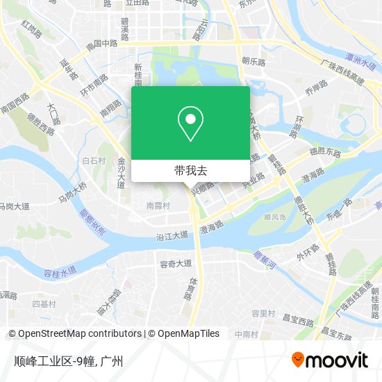 顺峰工业区-9幢地图